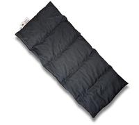 Franzis Nähstube 50x20cm Coussin pépins de raisin Noir en 100% coton I Coussin grains de raisin 50x20 pour micro-ondes I Coussin chauffant, coussin pé