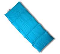 Franzis Nähstube 50x20cm Coussin pépins de raisin Turquoise en 100% coton I Coussin grains de raisin 50x20 pour micro-ondes I Coussin chauffant, coussin pépins de raisin, coussin chauffant nuque