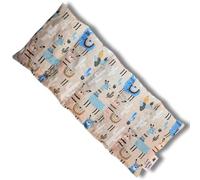 Franzis Nähstube 50x20cm Oreiller en épeautre et alpaga 100% coton I Coussin en graines d'épeautre 50x20 pour micro-ondes I Coussin chauffant, Oreiller en épeautre, Coussin chauffant pour la nuque