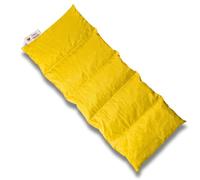 Franzis Nähstube 50x20cm Oreiller en épeautre jaune 100% coton I Coussin en graines d'épeautre 50x20 pour micro-ondes I Coussin chauffant, Oreiller en épeautre, Coussin chauffant pour la nuque