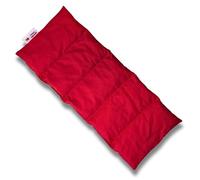 Franzis Nähstube 50x20cm Oreiller en épeautre rouge 100% coton I Coussin en graines d'épeautre 50x20 pour micro-ondes I Coussin chauffant, Oreiller en épeautre, Coussin chauffant pour la nuque