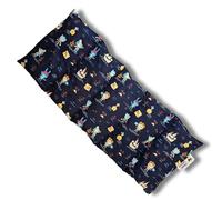 Franzis Nähstube Coussin pépins de raisin 50x20cm Pirates en 100% coton I Coussin grains de raisin 50x20 pour micro-ondes I Coussin chauffant, coussin