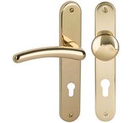 Franziska alpertec-lS de porte en laiton poli pour wohnungseingangstüren pZ dIN droite, 32966063 r de la marque haeusler-shop poignée de porte