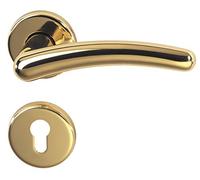 Franziska alpertec-r poignée de porte en laiton poli pour wohnungseingangstüren pZ r de la marque haeusler-shop poignée de porte, 32963273
