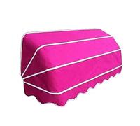 Französisch Faltbare Markise - Wasserdichtes Sonnenschutzdach Teleskopisch und Zusammenklappbar für Garten Terrasse und Balkon (rose, 135 x 60 x 60 cm)