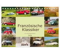 Französische Klassiker - 2CV und D Modell Oldtimer (Tischkalender 2026 DIN A5 quer), CALVENDO Monatskalender: Ein schönes Stück Automobilgeschichte