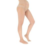 Franzoni Collant Maternité, Bas Voile 20 Deniers avec Bande Ventrale pour Femme Enceinte, Fabriqué en Italie (Miel, 1-2)
