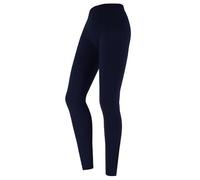 Franzoni Legging d'été en coton pour femme, leggings de loisirs d'été, leggings de sport à la cheville - Fabriqué en Italie, dark, S