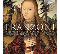 Franzoni: Vespro per la Festa Di Santa Barbara