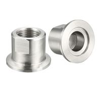FRAOMHFW Adaptateur de raccord à Vide SS304 BSPP (Femelle) KF-16 KF-25 KF-40 KF-50 1/8'' 1/4'' 3/8'' 1/2" 3/4'' 1''(KF16,1/8")