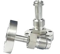FRAOMHFW Raccord de Bride à Vide CF16/25/35/50/63 vers raccord mâle/Femelle VCR 1/4" 1/2" en Acier Inoxydable SUS316(CF35 to 1l4 VCR Male)