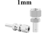 FRAOMHFW Raccord de Tuyau à Compression en Acier Inoxydable 304/316L, 3 4 6 8 10 12 16 mm 1/8" 1/4" 3/8" 1/2" 3/4" for Tube de diamètre extérieur(1mm Compression,1L2 inch Tube OD_Thread)