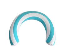 Frapages de Piscine d'été - Lounger de Natation incurvé Gonflable, Jouet d'eau PVC Flexible, Tube Flottant léger pour se détendre | Accessoire de Piscine familiale avec Un Soutien Confortable pour Le