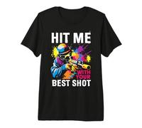 Frappe-Moi avec Ton Meilleur Coup de Paintball T-Shirt Haut de Gamme