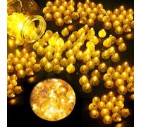 Frasheng 120 Pièces LED Ballons Lampes,LED Ballons Lampes Lumineuses Chaud,Boule Mini Rond LED Balloon Lumière,LED Balloon Lumière,Convient pour Mariage,Anniversaire,Fêtes,Halloween,Noël Décoration