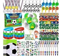 Frasheng 90PCS Football Anniversaire Garcon,Petits Cadeaux Deco,Jouets Kit Enfants Fête Football pour Pinata Party Faveurs