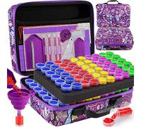Frasheng Diamond Painting Accessoires Boite de Rangement,Boîtes d'accessoires de Peinture au Diamant 5D,120 Emplacements,Boîtes de Rangement Pour Peinture Diamantée,Diamant Broderie Box,pour DIY Craft
