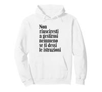 Frasi Divertenti Atteggiamento Che Non puoi gestire. Sweat à Capuche