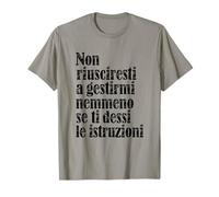 Frasi Divertenti Atteggiamento Che Non puoi gestire. T-Shirt