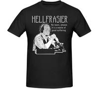 Frasier Funny Hellraiser Horror T Shirt O-Neck Cotton Custom Short Sleeve Tshirt Black