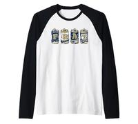 Frat Beer Cans in School Colors Fraternity Art Manche Raglan