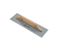 AUSONIA - 42080 TALOCHE POUR STUC AVEC LAME EN ACIER 48X14 FIXÉE PAR DES RIVETS AU MANCHE EN BOIS