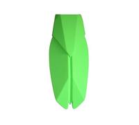 FraTech3D La Cigale Polygonale - Décoration Moderne, Contemporaine et Design - +20 Couleurs Originales - 3 Tailles - Low Poly Art - Fabriqué en France (Vert Fluo, L (25cm))