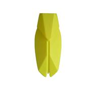 FraTech3D La Cigale Polygonale - Décoration Moderne, Contemporaine et Design - +20 Couleurs Originales - 3 Tailles - Low Poly Art - Fabriqué en France en Plastique écologique (Jaune Fluo, M (20cm))
