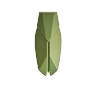 FraTech3D La Cigale Polygonale - Décoration Moderne, Contemporaine et Design - +20 Couleurs Originales - 3 Tailles - Low Poly Art - Fabriqué en France (Vert Kaki, M (20cm))