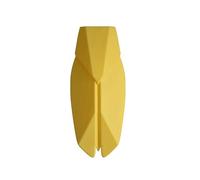 FraTech3D La Cigale Polygonale - Décoration Moderne, Contemporaine et Design - +20 Couleurs Originales - 3 Tailles - Low Poly Art - Fabriqué en France (Jaune, M (20cm))