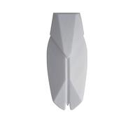 FraTech3D La Cigale Polygonale - Décoration Moderne, Contemporaine et Design - +20 Couleurs Originales - 3 Tailles - Low Poly Art - Fabriqué en France en Plastique écologique (Blanc, S (15cm))