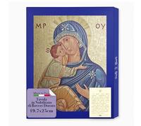 Fratelli Bonella | Icône sacré de la Vierge de la Teneresse en Surveillance de chêne - 19,7 x 25 cm