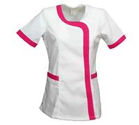 Fratelli ditalia Blouse Femme Estetista Massages OSS coiffeur maitre-ecole Travail,M,Violet