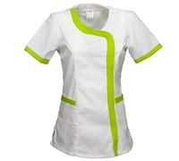 Fratelli ditalia Blouse Femme Estetista Massages OSS coiffeur maitre-ecole Travail,S,Vert