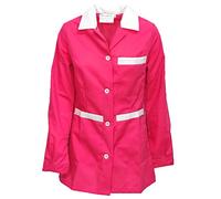 fratelliditalia.org Blouse tablier enseignant école maternelle enfance travail femmes boutons poches - Personnalisable avec votre logo, fuchsia, L
