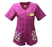 fratelliditalia.org Blouse tablier travail femme zip esthéticienne enseignant coiffeur infirmière école enfance Pâques printemps ovetti