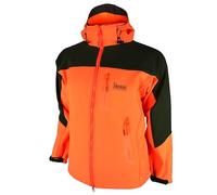 fratelliditalia.org Veste Softshell imperméable avec membrane et micro-polaire orange sanglier homme chasse, Orange, L