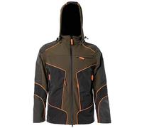 FRATELLIDITALIA Veste softshell moto chasse imperméable résistant à l'hiver, vert, L