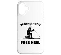 Fraternité du Free Heel Telemark Ski Coque pour iPhone 16 Plus