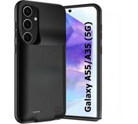 Fraternize Boîtier de Batterie pour Galaxy A35/A55, Couvercle de Charge du Paquet d'alimentation Portable Rechargeable 7000mAhGalaxy A35/A55 5G (6,6 Pouces) Chargeur de Batterie étendu