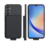 Fraternize Coque de Batterie pour Samsung Galaxy A34, 5000mAh, Mince, Portable, Rechargeable, Chargeur de Batterie étendu, Batterie Externe