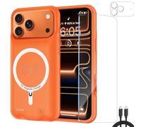 Fraternize Étui Batterie pour iPhone 17 Pro Max, étui de Recharge Portable Rechargeable 10 000 mAh Compatible avec l'iPhone 17 ProMax avec Coque de Recharge pour Batterie Externe
