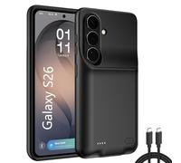 Fraternize Étui Batterie pour Samsung Galaxy S26 Plus/S26+, étui de Recharge Portable Rechargeable 10 000 mAh avec l' avec Coque de Recharge pour Batterie Externe