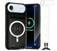 Fraternize Housse Batterie pour iPhone Air, Batterie Portable Rechargeable 10000mAh Améliorée - Coque de Chargeur Étendueavec Charge sans Fil Intégrée - Banque d'alimentation
