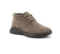 Frau 09C2 WAXY Polonais HOMME en daim avec semelle XL, Vison, 40 EU Larga