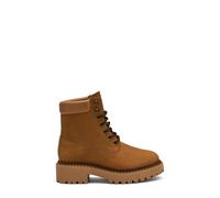Frau - Amphibiens en nubuck avec semelle double frontière, Cuir, 39 EU