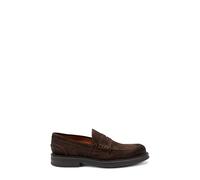 Frau - Mocassin College en Suede Finish Antique, marron, 44 EU