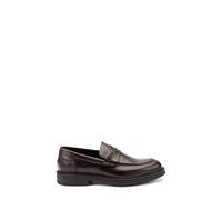 Frau - Mocassin en cuir, marron, 44 EU