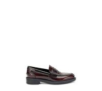 Frau - Mocassins Collège en Cuir Brossé, bordeaux, 39 EU