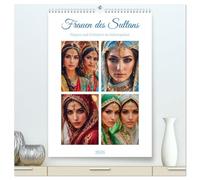 Frauen des Sultans (hochwertiger Premium Wandkalender 2026 DIN A2 hoch), Kunstdruck in Hochglanz: Tauchen Sie ein in die Welt des Osmanischen Reiches ... Anmut und Pracht der Haremsdamen des Sultans.
